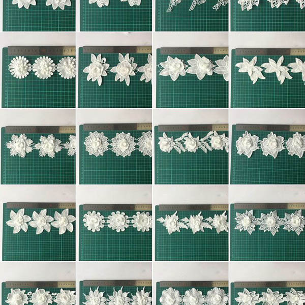 Siuvinėjimas White Milk Silk Lace