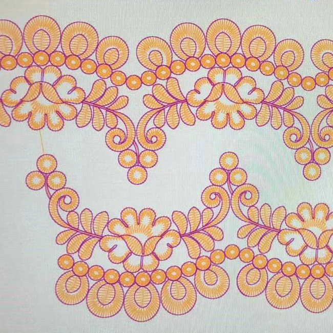 Luxury White Bridal French Lace Embroidered Bridal Lace Trim for Wedding Dress