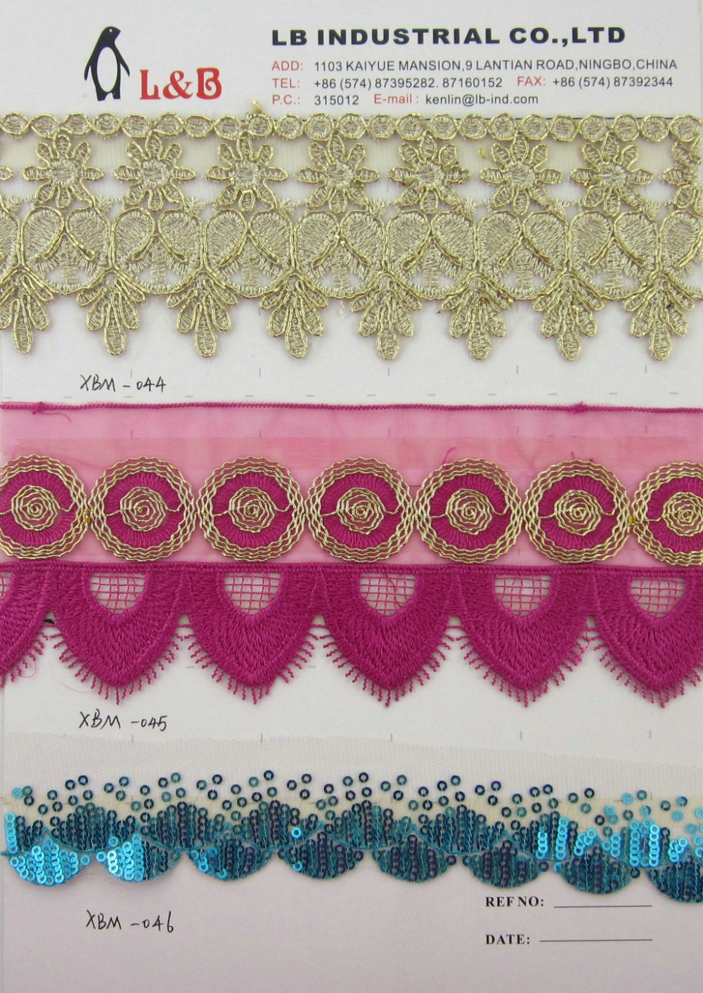 Wholesale Different Width Bling Finish Braid Elastic Sequin Lace Trim